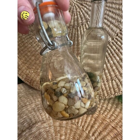 Recycled Jar Terrariums with Pebbles – Set of 2 - Picture 6 of 8